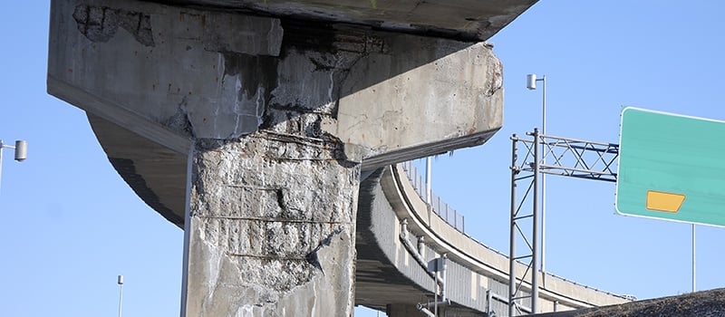 concrete infrastructure failure