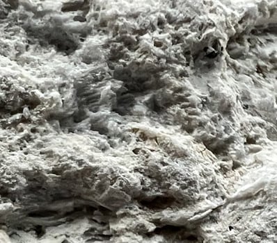close up of rough pumice surface