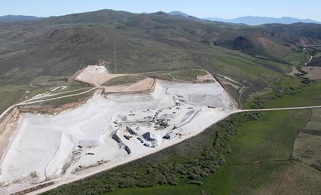 the hess pumice mine at wright creek